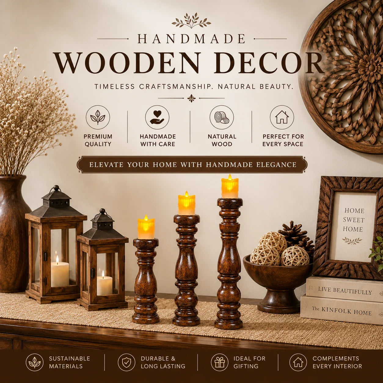 Handmade Wooden Decor