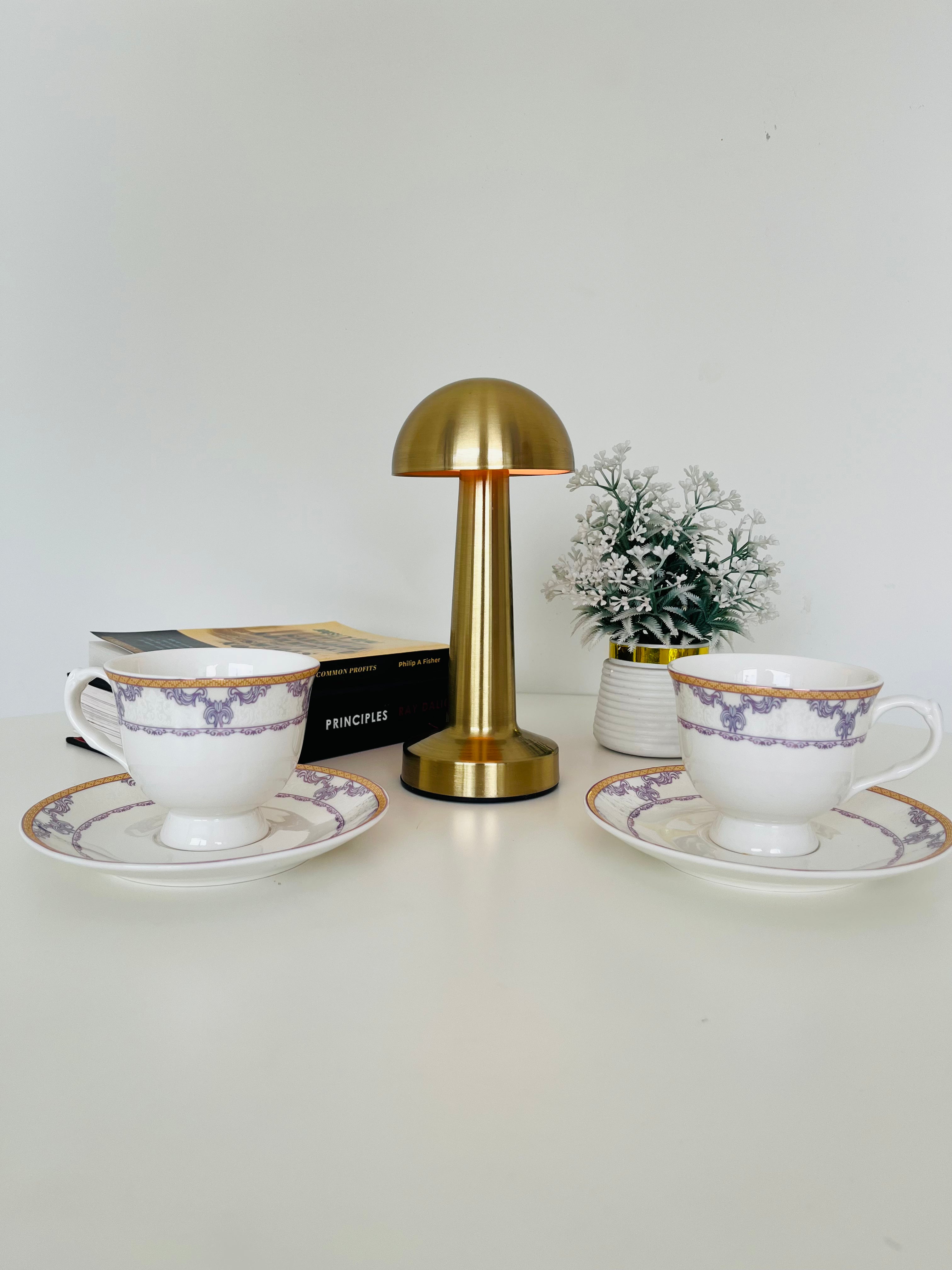 Modern Minimalist Mushroom Rechargeable Lamp