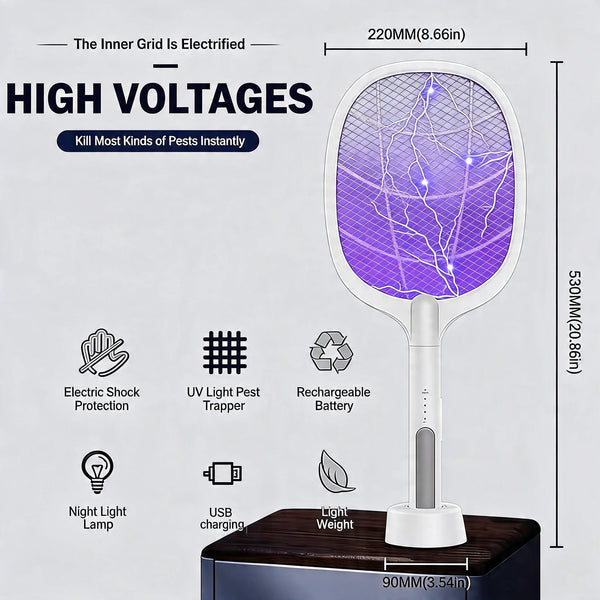 Vgl Electric Racket DP Mosquito Killer Racket (DP-834) – Zoha Home Aesthetics