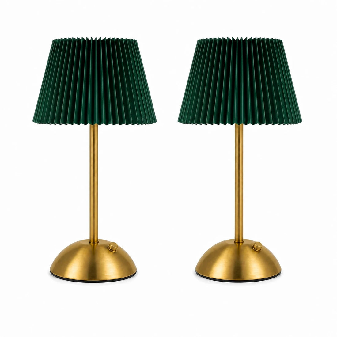 Pleated Table Lamp Set of 2