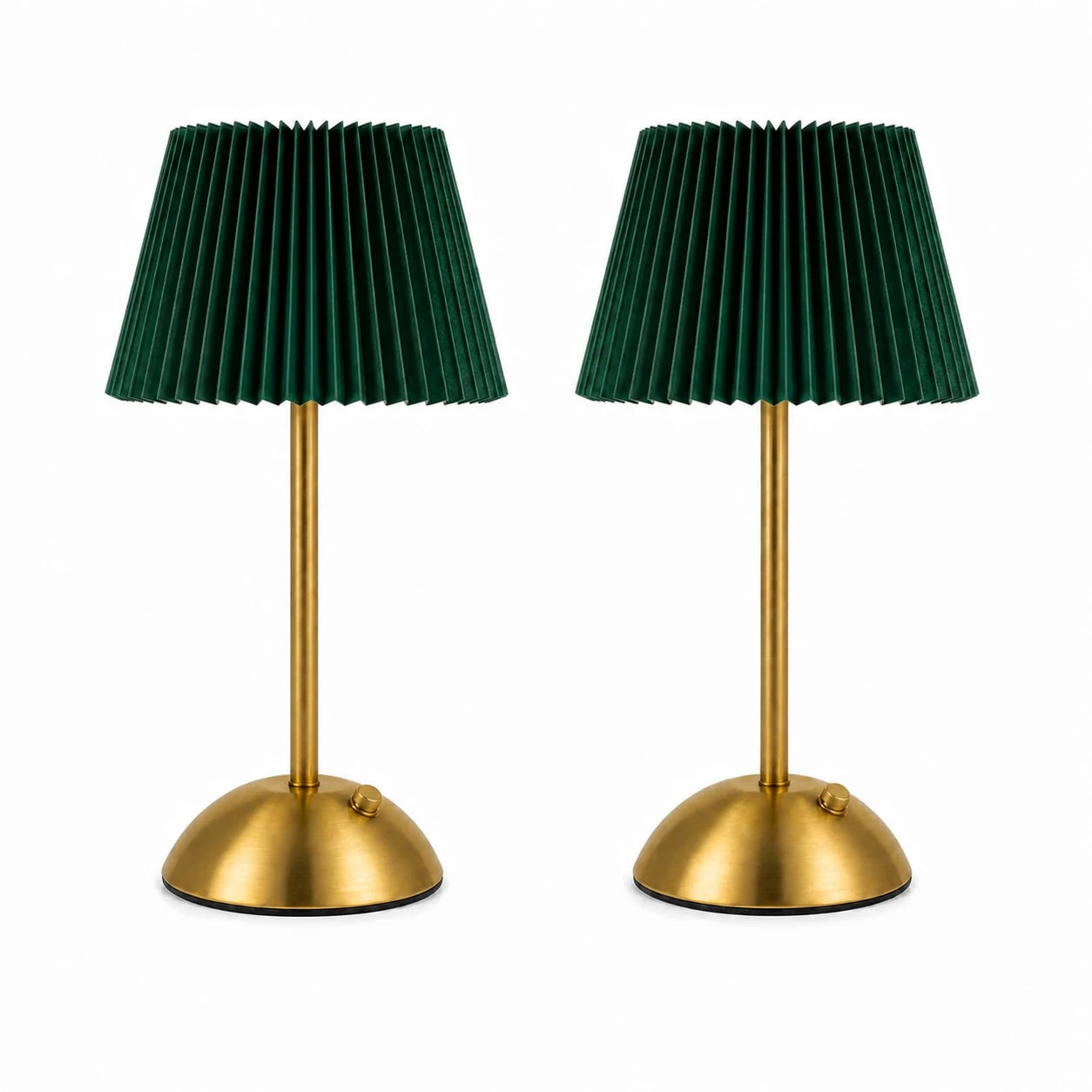 Pleated Table Lamp Set of 2