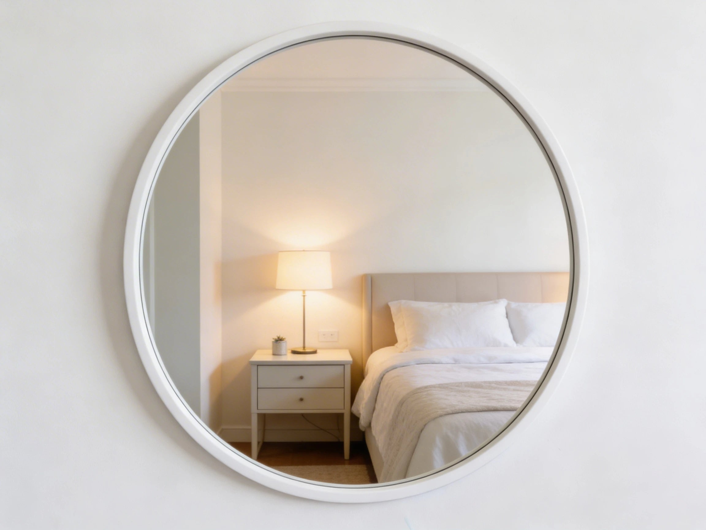 Harlow Mirror | Round Wall-Mounted Mirror