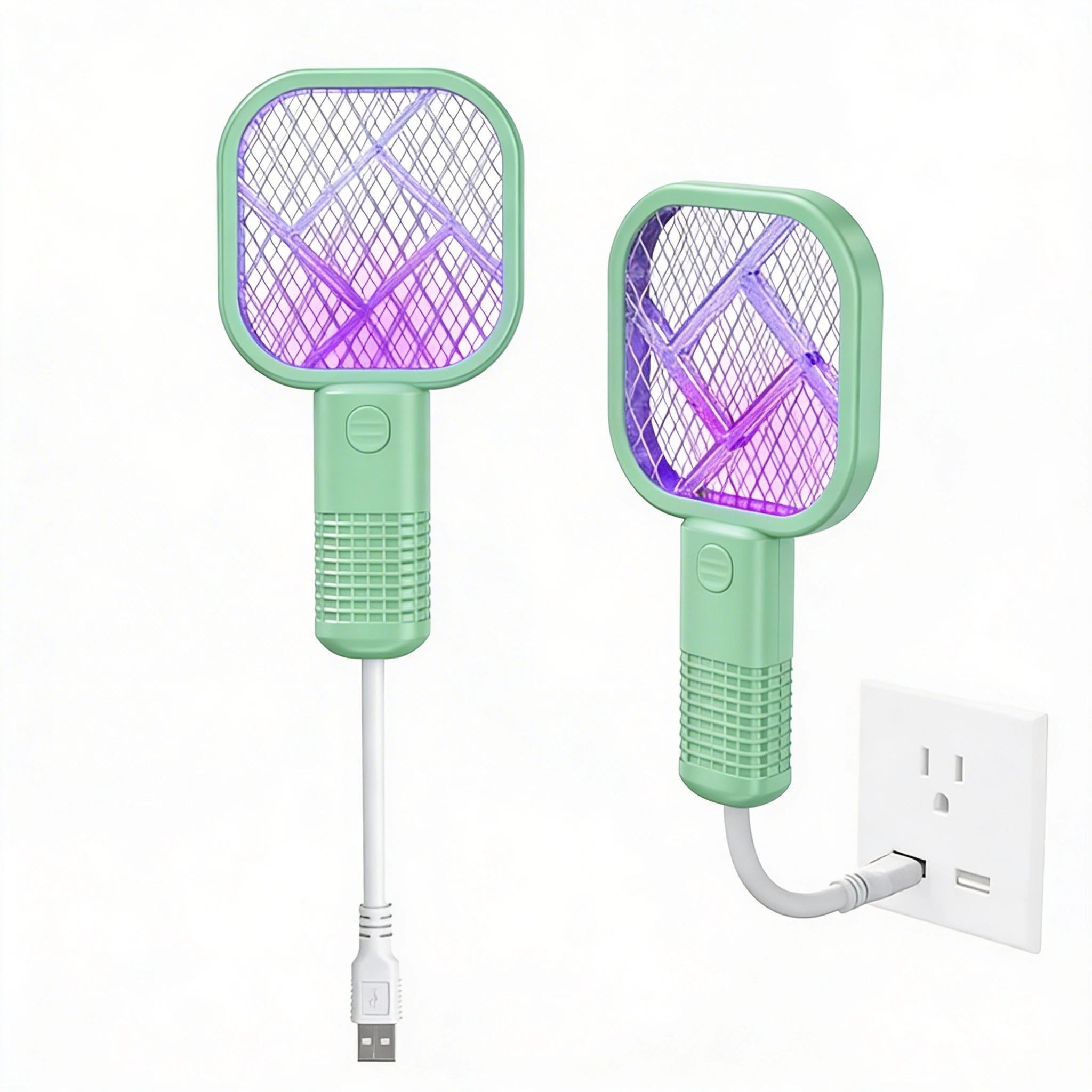 Portable USB Mini Mosquito Swatter – Fly Swatter for Indoor and Outdoor Use, Effective Insect Killer