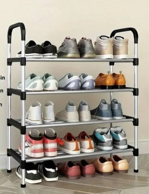 Multi Layer Metal Shoe Rack Organizer – Space Saving Multi-Layer Shoe Stand for Home Entryway & Bedroom in Pakistan