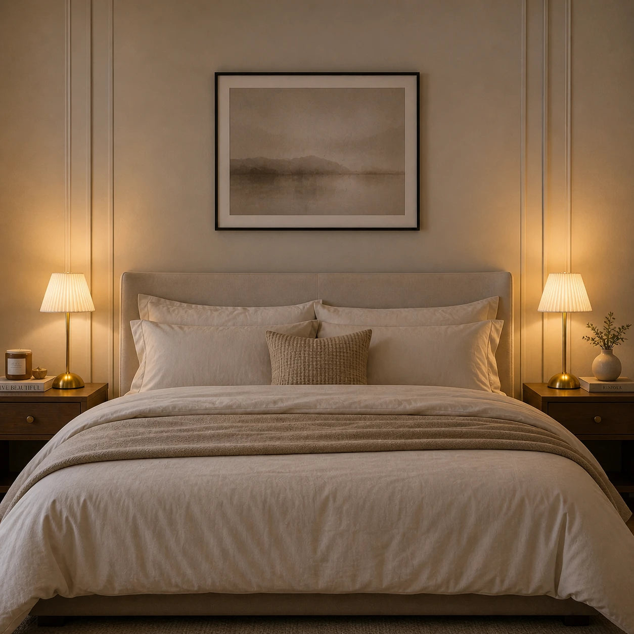 Pleated Table Lamp Set of 2